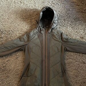 Athleta Textured Jacket in Beige